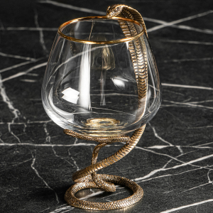 A glass for cognac "Charente. The Snake"